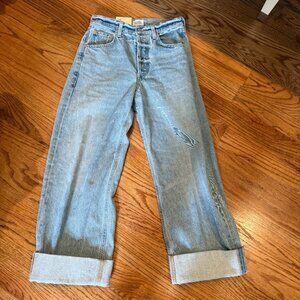 Citizens Of Humanity Ayla Baggy Cuffed Crop Premium Vintage 24 Skylights